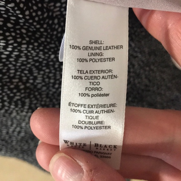 WHBM / Genuine Leather Jacket - Picture 6 of 8